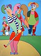 schilderij golf