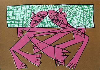 dansles zeefdruk relatiegeschenk kunstkado