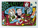picknick silkscreen print art