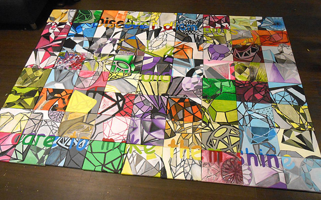 Workshop puzzelschilderij voor bedrijfsfeest