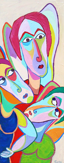 Painting Workout of Twan de Vos, good for body and mind