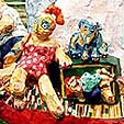 sculpture boat polyester