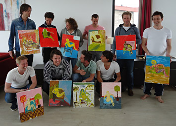Workshop naaktmodel schilderen in Arnemuiden